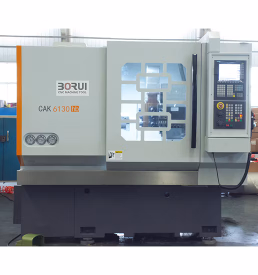 Cak6130hb 수평 절단 금속 CNC 밀링 선반 결합 기계